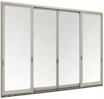 ประตู/หน้าต่างบานเลื่อนสไลด์ 4 บาน (4 Panels Sliding Door/Wondow)