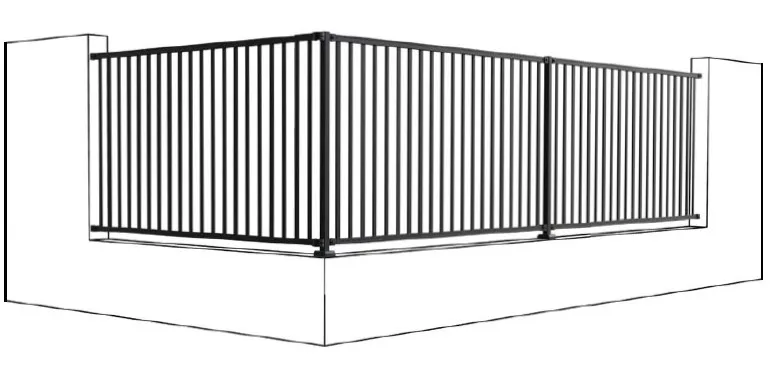 รั้ว TOSTEM อลูมิเนียม