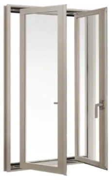 หน้าต่างบานเปิดคู่ (Double Casement Window)